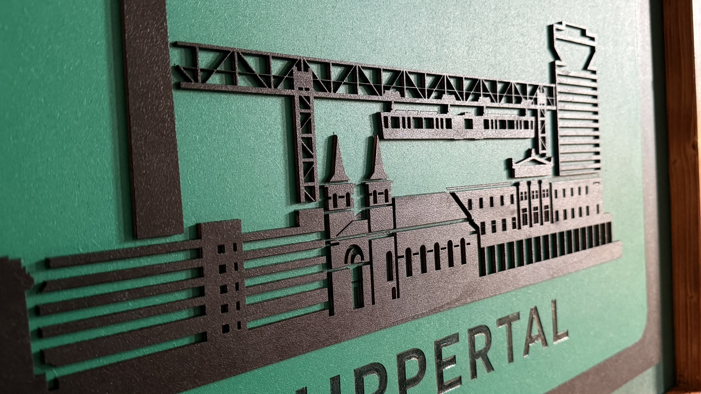 Wuppertal als Kunstwerk für deine Wand